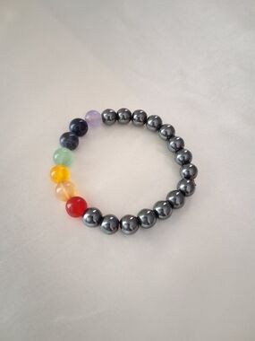 Hematite 7- Chakra Bracelet